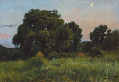 ENRIQUE GALWEY - Atardecer en el bosque