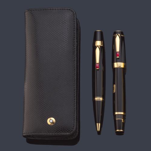 MONTBLANC mod. Bohème juego de pluma y bolígrafo con estuche.