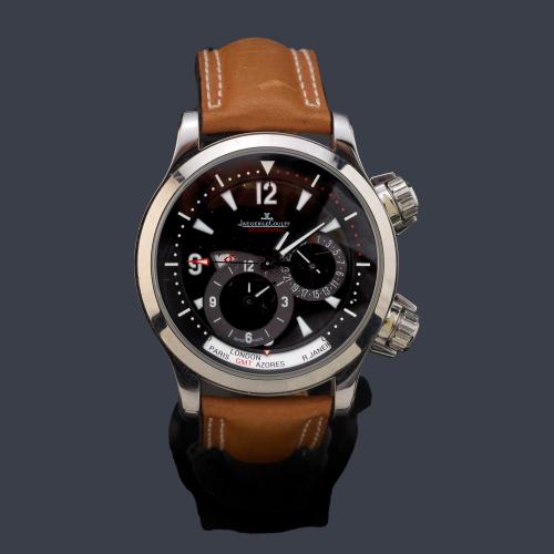  JAEGER LE COULTRE Master Control Geographic ref. 146.8.83 de caballero con caja en acero.