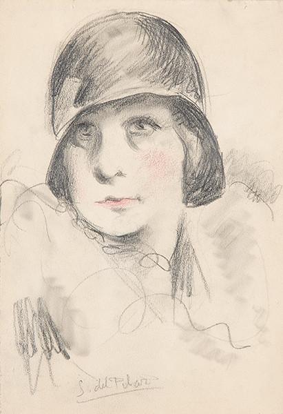 SERVANDO DEL PILAR - Mujer con sombrero