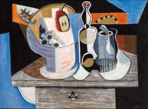 ESCUELA FRANCESA S. XX - Naturaleza muerta cubista