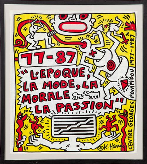 KEITH HARING - L’Epoque, La Mode, La Morale, La Passion