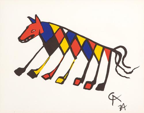 ALEXANDER CALDER - Animal Sauvage (Flying Colors Collection)