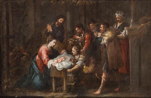 ANTONIO DEL CASTILLO Y SAAVEDRA - Adoración pastores