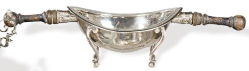 Chofeta de plata española punzonada B/_ Madrid Villa y Corte 1821.