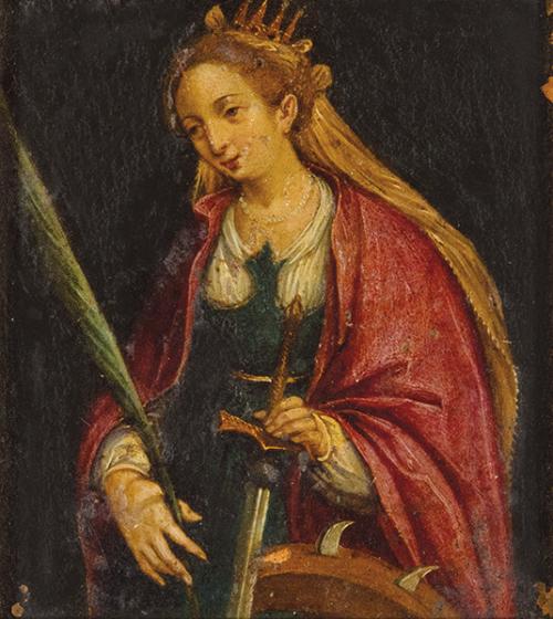 ESCUELA FLAMENCA S. XVII - Santa Catalina de Alejandría