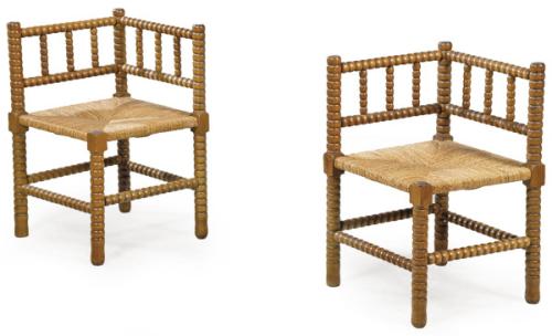 Pareja de butacas de hall Bobbin arts and crafts