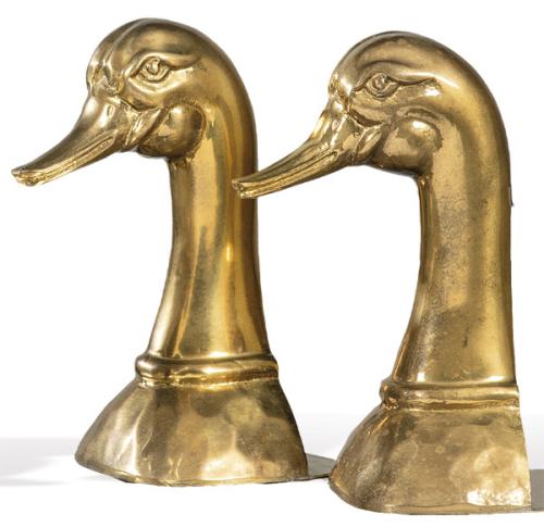 Sujetapuertas Pato bronce