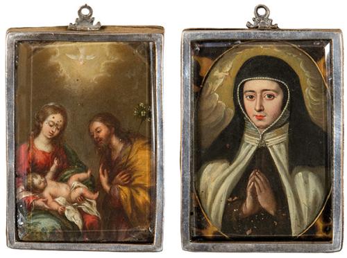 ESCUELA ANDALUZA S. XVII - Sagrada Familia (verso)