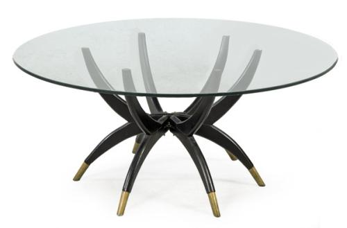 Mesa de centro con base plegable