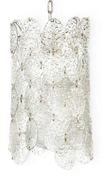  Gino Vistosi (1925-1980)Lámpara de techo modelo "Torcello"