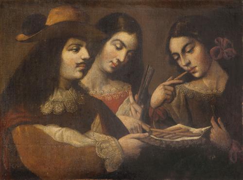 ESCUELA VALLISOLETANA S. XVII - El convite