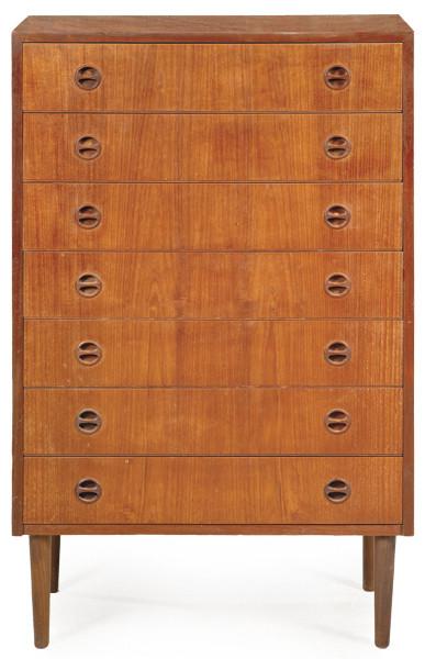 Cómoda alta en madera de teca