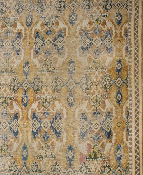 Gran alfombra Cuenca en lana, España S. XVII