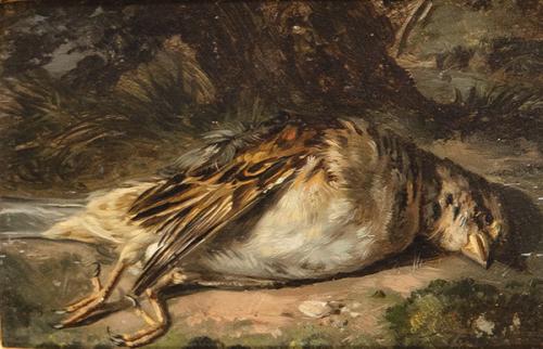 MIGUEL PARRA ABRIL - Pareja de naturalezas muertas con pájaros