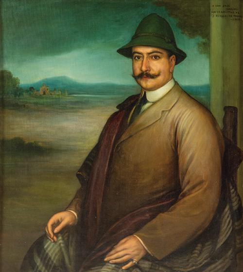JULIO ROMERO DE TORRES - Retrato de don Jose María Sanginés