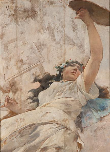 MANUEL DOMÍNGUEZ SÁNCHEZ - Alegoría de la Pintura
