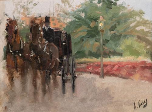 RAMÓN CASAS - Coches de caballos
