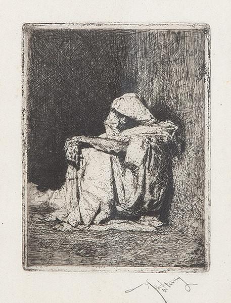 MARIANO FORTUNY MARSAL - Árabe sentado