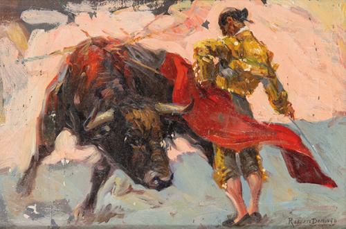 ROBERTO DOMINGO Y FALLOLA - Pase de un torero