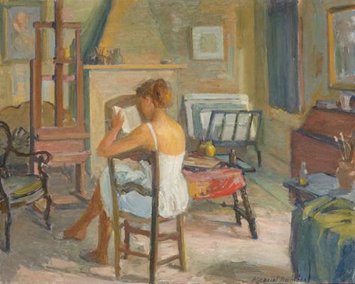 MANUEL HUMBERT - El estudio del pintor