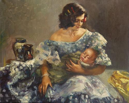 ANTONIO GARCÍA SANZ - Maternidad flamenca
