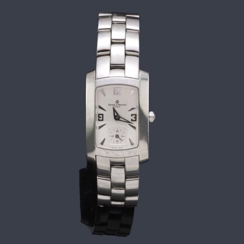 BAUME MERCIER Hampton dee señora con caja y brazalete en acero.