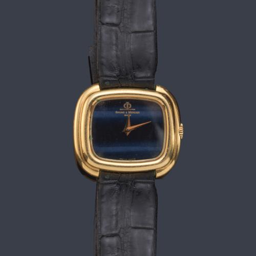 BAUME & MERCIER de señora con caja en oro amarillo de 18 K.