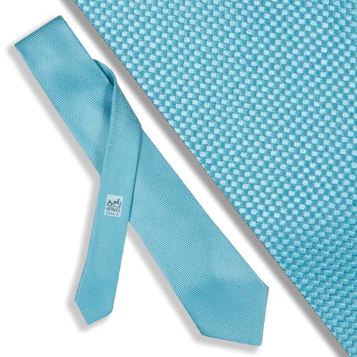 Corbata Hermes en color azul