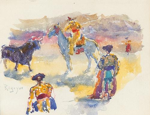 DARIO DE REGOYOS - Escena taurina