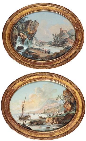 ATRIBUIDO A JOSEPH VERNET - Paisajes