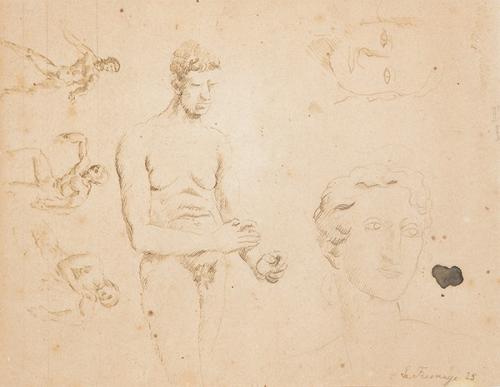  ROGER DE LA FRESNAYE - Etudes d’athlètes