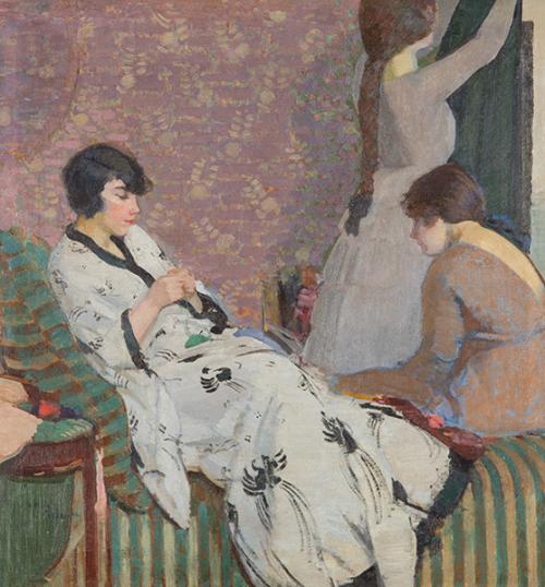 VICENTE PUIG - Escena de interior