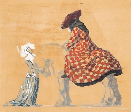 JOSÉ MARÍA SERT - Diseño para "Goyescas"