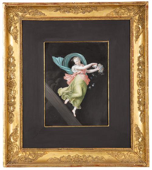 MICHELANGELO MAESTRI - Alegoría femenina inspirada en los frescos de Erculano