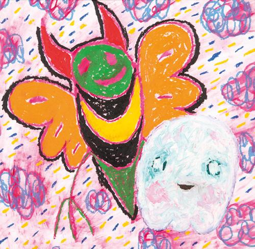 ADAM HANDLER - Magenta devil bee and Ghost in pink wind