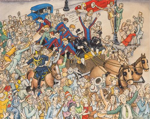 ANÓNIMO - Celebración de la copa F.C. Barcelona 1929