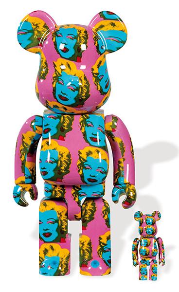MEDICOM TOY - Bearbrick Andy Warhol (400% & 100%)