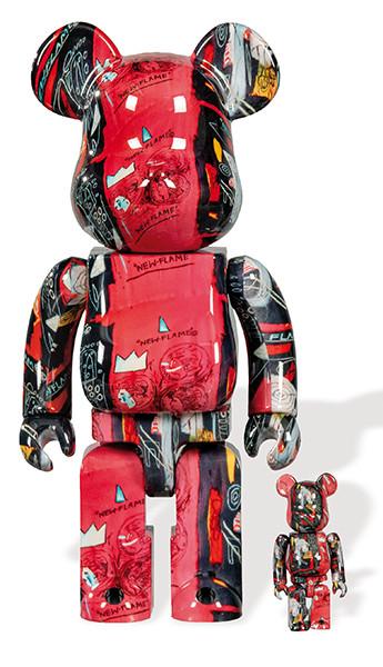 MEDICOM TOY - Bearbrick Jean-Michel Basquiat (400% & 100%)