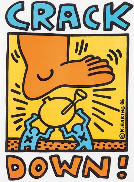 KEITH HARING - Crack Down!