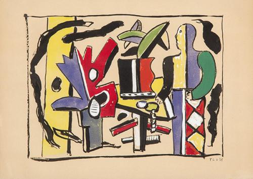 FERNAND LEGER - L'artiste dans l'atelier