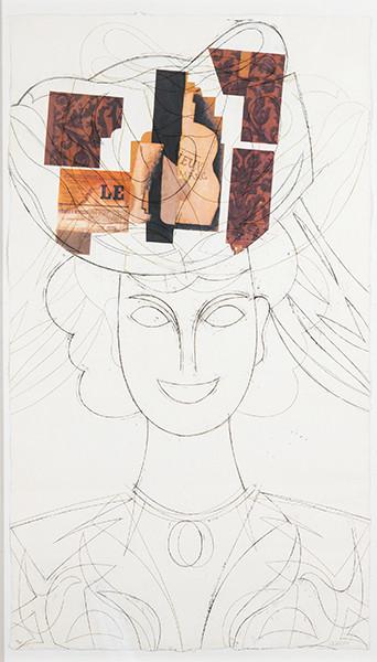 MANOLO VALDES - Mujer con Sombrero IV