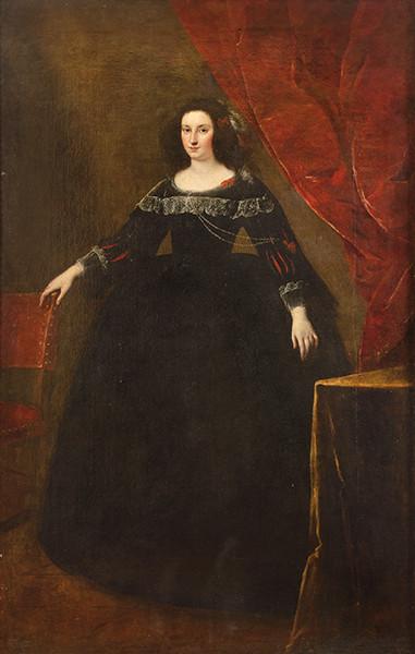 JUAN CARREÑO DE MIRANDA - Retrato de dama