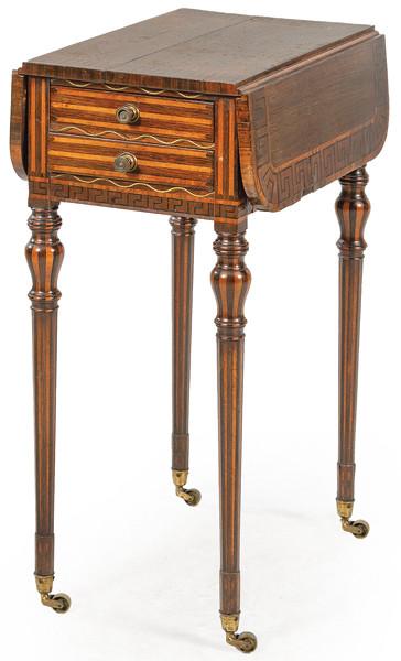 Mesa auxiliar con alas Louis Philippe