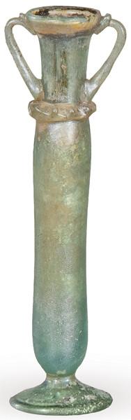 Ungüentario de vidrio romano del este S. III