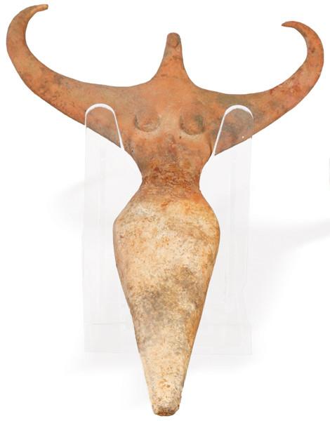 Mujer Danzante en terracota, cultura de Nagada, Egipto predinástico 4.000-3.000 a.C.