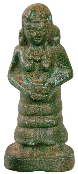 Mujer Fenicia de bronce colado, Libano 100 a.C.