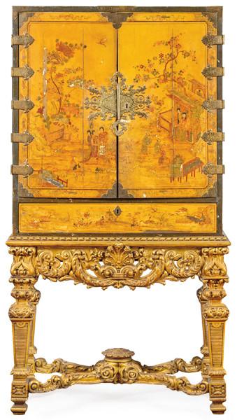 Cabinet on stand William and Mary