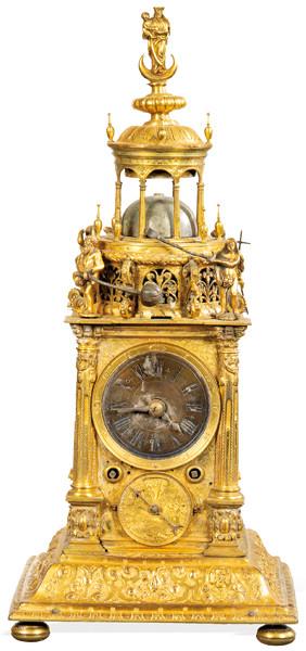 Reloj de mesa del siglo XVII