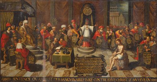 SEGUIDOR DE FRANS FRANCKEN II S. XVII - Jesús ante Caifás